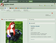 Tablet Screenshot of darkstar-indeath.deviantart.com