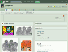 Tablet Screenshot of omega-bits.deviantart.com