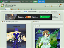 Tablet Screenshot of animeanonymous.deviantart.com