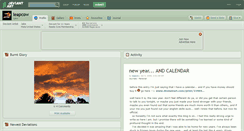 Desktop Screenshot of leapcow.deviantart.com