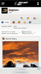 Mobile Screenshot of leapcow.deviantart.com