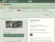 Tablet Screenshot of playerpichu.deviantart.com