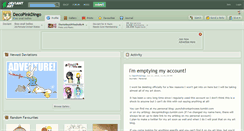 Desktop Screenshot of decopinkdingo.deviantart.com