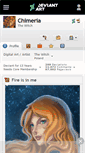 Mobile Screenshot of chimeria.deviantart.com
