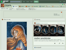 Tablet Screenshot of chimeria.deviantart.com