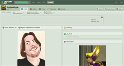 Desktop Screenshot of justicedude.deviantart.com