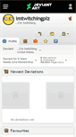 Mobile Screenshot of imtwitchingplz.deviantart.com