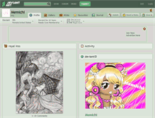 Tablet Screenshot of memichi.deviantart.com