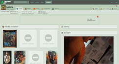 Desktop Screenshot of nailone.deviantart.com