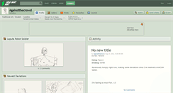 Desktop Screenshot of againstthecrowd.deviantart.com