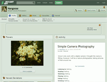 Tablet Screenshot of nangoose.deviantart.com