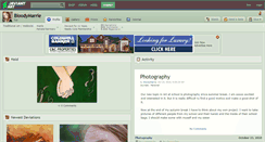 Desktop Screenshot of bloodymarrie.deviantart.com
