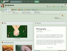 Tablet Screenshot of bloodymarrie.deviantart.com