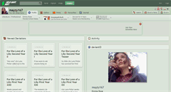 Desktop Screenshot of mayzy167.deviantart.com