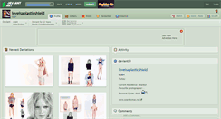 Desktop Screenshot of loveisaplasticshield.deviantart.com