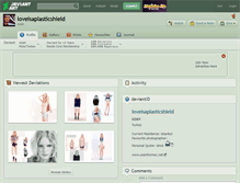 Tablet Screenshot of loveisaplasticshield.deviantart.com