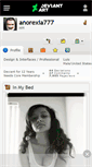 Mobile Screenshot of anorexia777.deviantart.com