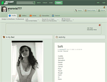 Tablet Screenshot of anorexia777.deviantart.com