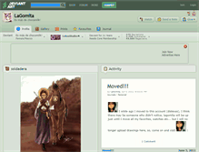 Tablet Screenshot of lagomita.deviantart.com