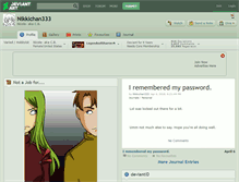 Tablet Screenshot of nikkichan333.deviantart.com