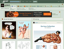 Tablet Screenshot of aosland.deviantart.com