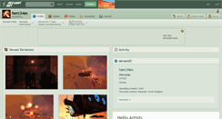 Desktop Screenshot of herc34es.deviantart.com