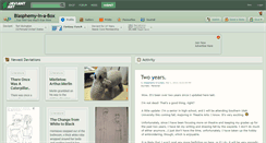 Desktop Screenshot of blasphemy-in-a-box.deviantart.com