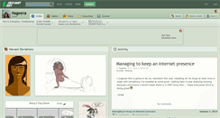 Desktop Screenshot of nageena.deviantart.com