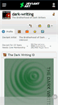 Mobile Screenshot of dark-writing.deviantart.com