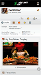 Mobile Screenshot of gacktosan.deviantart.com