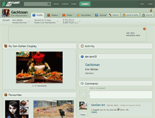 Tablet Screenshot of gacktosan.deviantart.com