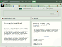 Tablet Screenshot of methemac.deviantart.com