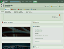 Tablet Screenshot of nedcoleman.deviantart.com