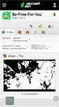 Mobile Screenshot of be-free-for-you.deviantart.com