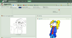 Desktop Screenshot of dragon22551.deviantart.com