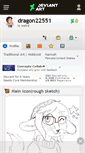 Mobile Screenshot of dragon22551.deviantart.com
