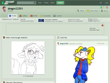 Tablet Screenshot of dragon22551.deviantart.com