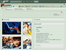Tablet Screenshot of myubisei.deviantart.com