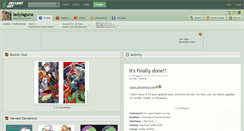 Desktop Screenshot of ladylaguna.deviantart.com