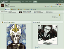 Tablet Screenshot of char739.deviantart.com