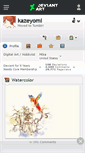 Mobile Screenshot of kazeyomi.deviantart.com