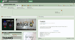 Desktop Screenshot of kawaii-panda-san.deviantart.com