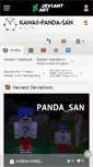 Mobile Screenshot of kawaii-panda-san.deviantart.com