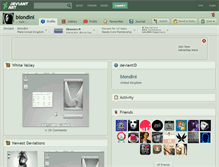 Tablet Screenshot of biondini.deviantart.com