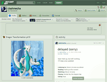 Tablet Screenshot of clashmecha.deviantart.com