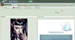 Desktop Screenshot of buffalochips.deviantart.com