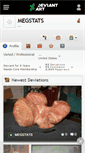 Mobile Screenshot of megstats.deviantart.com
