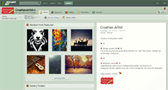 Desktop Screenshot of croatianartist.deviantart.com