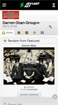 Mobile Screenshot of darren-shan-group.deviantart.com
