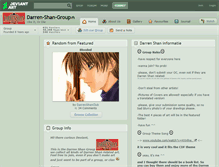 Tablet Screenshot of darren-shan-group.deviantart.com